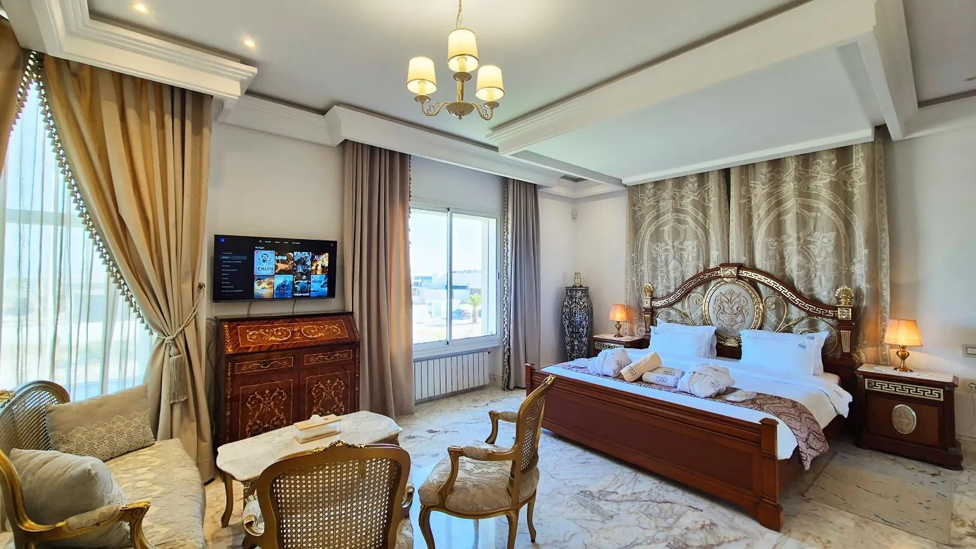 Guest house L'Orchidee - Suites De Luxe Avec Piscine Chauffee Et Vue Sur Le Lac De Tunis